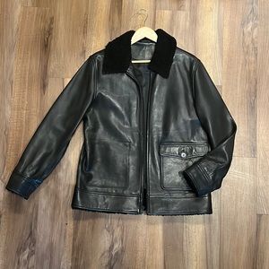 Distressed Vintage Leather Jacket